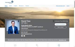 David Tate - Private Wealth Advisor, Ameriprise Financial Services, LLC