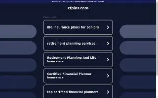 CFP Insurance of Columbia website