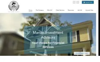 Marion Investment Advisors website