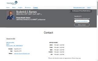 Roderick L Barnes - Private Wealth Advisor, Ameriprise Financial Services, LLC