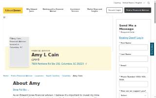 Edward Jones - Financial Advisor: Amy L Cain, CFP®