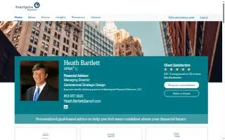 Heath Bartlett - Financial Advisor, Ameriprise Financial Services, LLC website