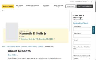 Edward Jones - Financial Advisor: Kenneth D Kolb Jr, CFP®