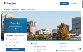Mutual of Omaha® Advisors - Columbia website
