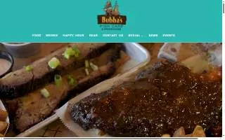 Bubba's Fish Camp & Smokehouse website