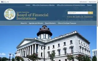 SC Board of Financial Institutions website