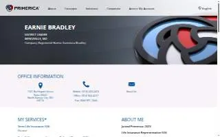 Primerica Financial Services of Columbia website