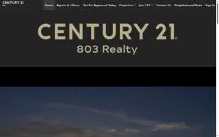 Century 21 803 Realty - Lake Murray website