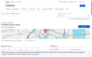 Chase Bank of Jacksonville website