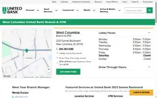 United Bank of West Columbia website