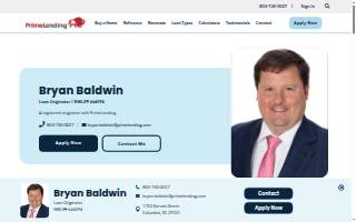 Bryan Baldwin Mortgage Lending NMLS 664094