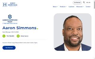 Aaron Simmons at First Heritage Mortgage, LLC