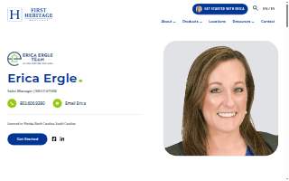 Erica Ergle at First Heritage Mortgage