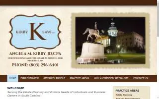Kirby Law LLC website