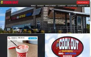 Cook Out of Rock Hill website