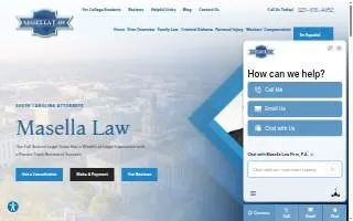Masella Law Firm, P.A. website