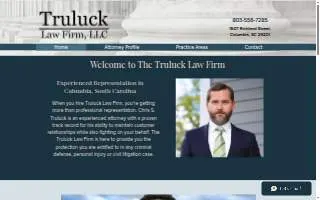 Truluck Law Firm, LLC website
