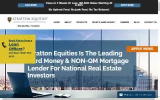 Stratton Equities of Pine Brook website