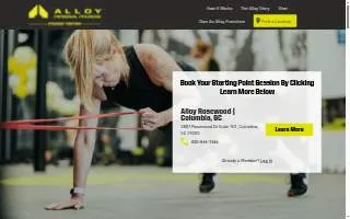 Alloy Personal Training Rosewood website