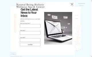 Natural Being Holistic Wellness Spa & Center website
