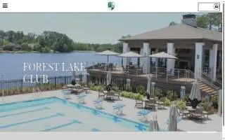 Forest Lake Club website