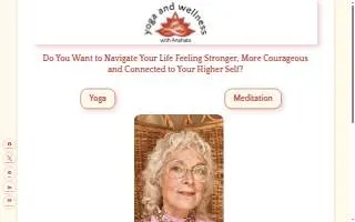 Anahaat Yoga & Wellness website