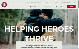 The Big Red Barn Retreat website