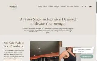 Powerhouse Pilates of Lexington website