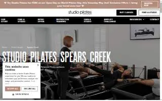 Studio Pilates International Spears Creek website