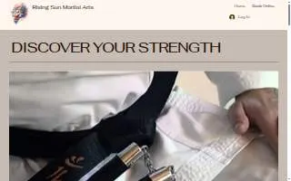 Rising Sun Martial Arts Columbia website