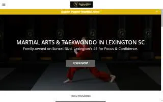 Super Power Martial Arts website