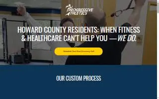 Progressive Athletics website