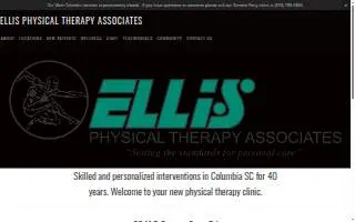 Ellis Physical Therapy Associates website