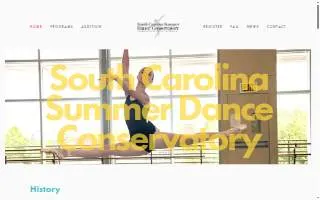 South Carolina Summer Dance Conservatory website