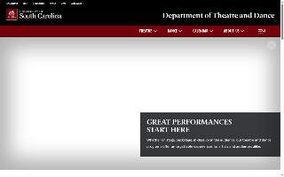 University of South Carolina :Department of Theatre and Dance