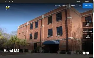 Hand Middle School website