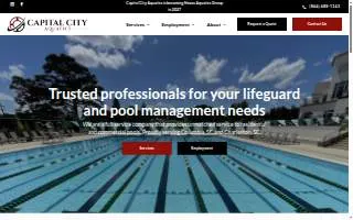 Capital City Aquatics website