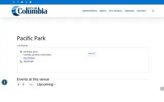 Pacific Park website
