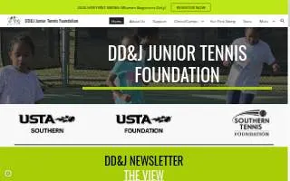 Dd&J Junior Tennis Foundation website