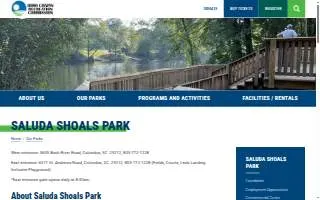 Saluda Shoals Park website