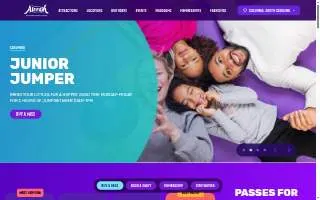 Altitude Trampoline Park - Columbia website