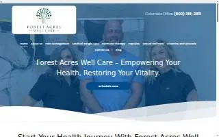 Forest Acres Well Care website