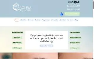 Carolina Well Care website