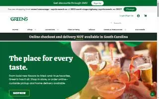 Green's Garners Ferry website