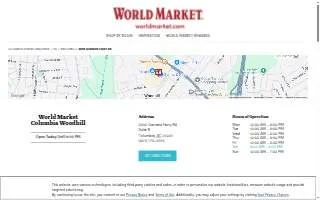 World Market of Columbia website