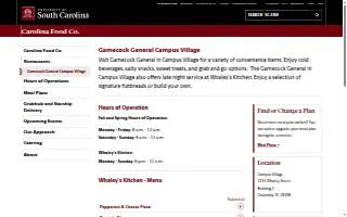 Gamecock General Campus Village website