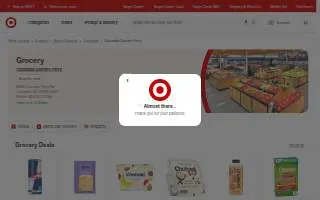 Target Grocery of Columbia website