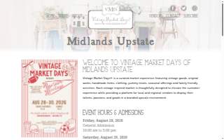 Vintage Market Days of Midlands Upstate SC