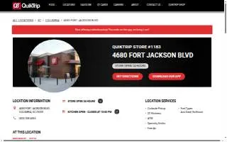 QuikTrip of Columbia website