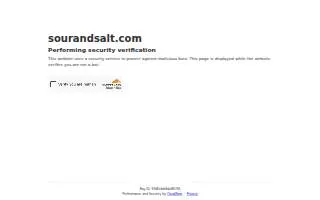 Sour & Salt Bakery website